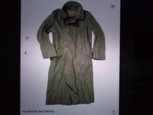 Немски шинел WWII – модел М40 – реплика -подходящ за възстановки, филми и театър