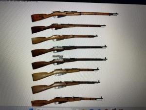 Видове Мосин Наган, калибър 7.62 x 54 мм