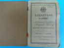 DEUTSHES REICH REISE-PASS N 2166  ausgegeben Bonn, 1925- August Kaaf