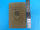 DEUTSHES REICH REISE-PASS N 1094  ausgegeben Bonn, Den 24 August 1933- August Kaaf