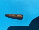 Учебен-обезопасен-деактивиран патрон, калибър 7.62 x 39 мм - с ударена капса-жълт